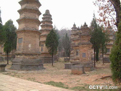 嵩山·少林寺风景图