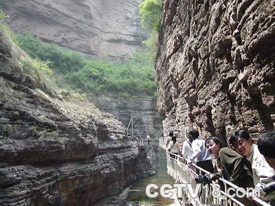 太行山大峡谷风景图